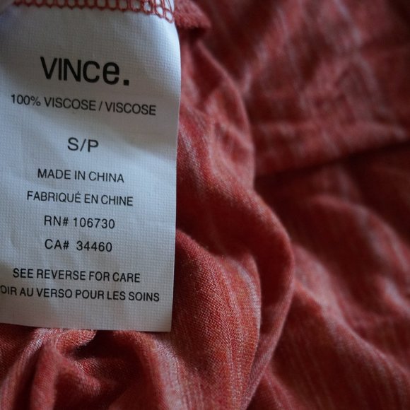 NWT Vince Slub Racerback Heather Maxi Dress stripe - Picture 7 of 8